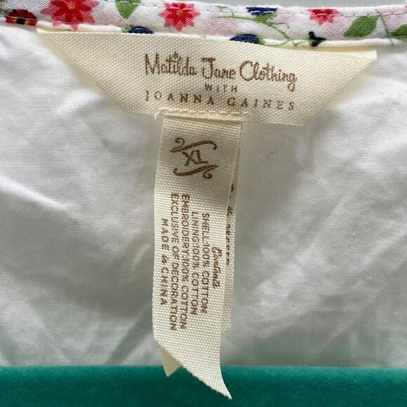 Matilda Jane Sleeveless Ivory Dress Women's Size XL - Picture 7 of 7